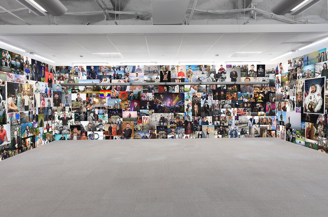 Installation view, 365 Profile Pics (solo), SPRING/BREAK Art Show with Denny Gallery, New York, February 28 – March 6, 2017