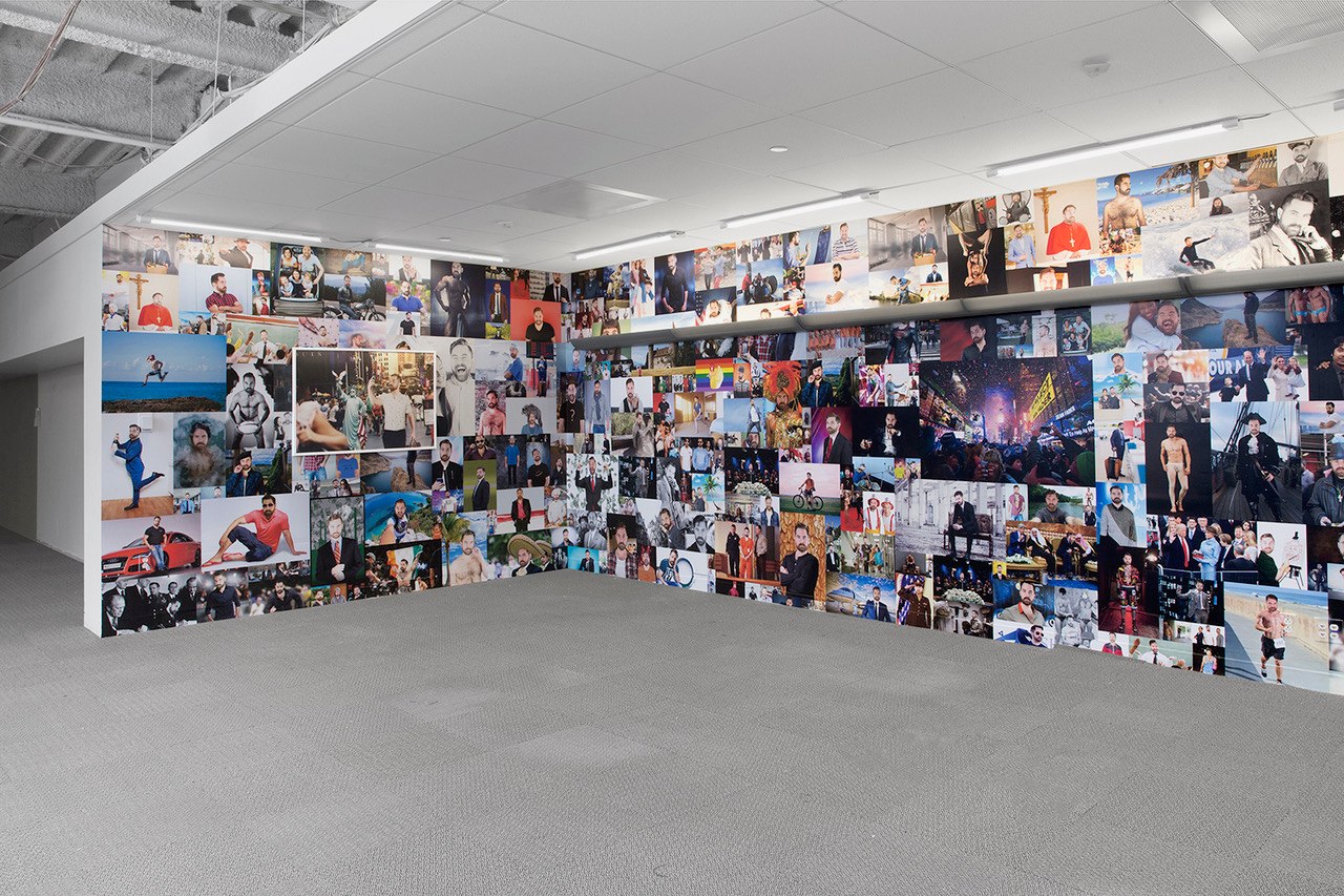 Installation view, 365 Profile Pics (solo), SPRING/BREAK Art Show with Denny Gallery, New York, February 28 – March 6, 2017