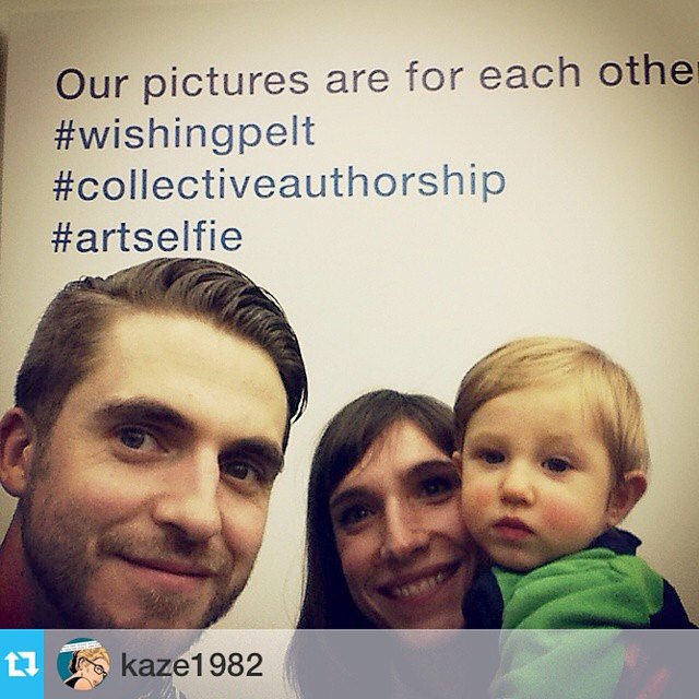 #artselfie taken with Backdrop for the Rebirth of the Collective Author
