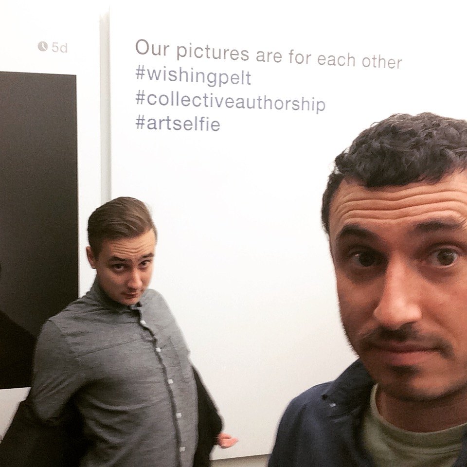 #artselfie taken with Backdrop for the Rebirth of the Collective Author