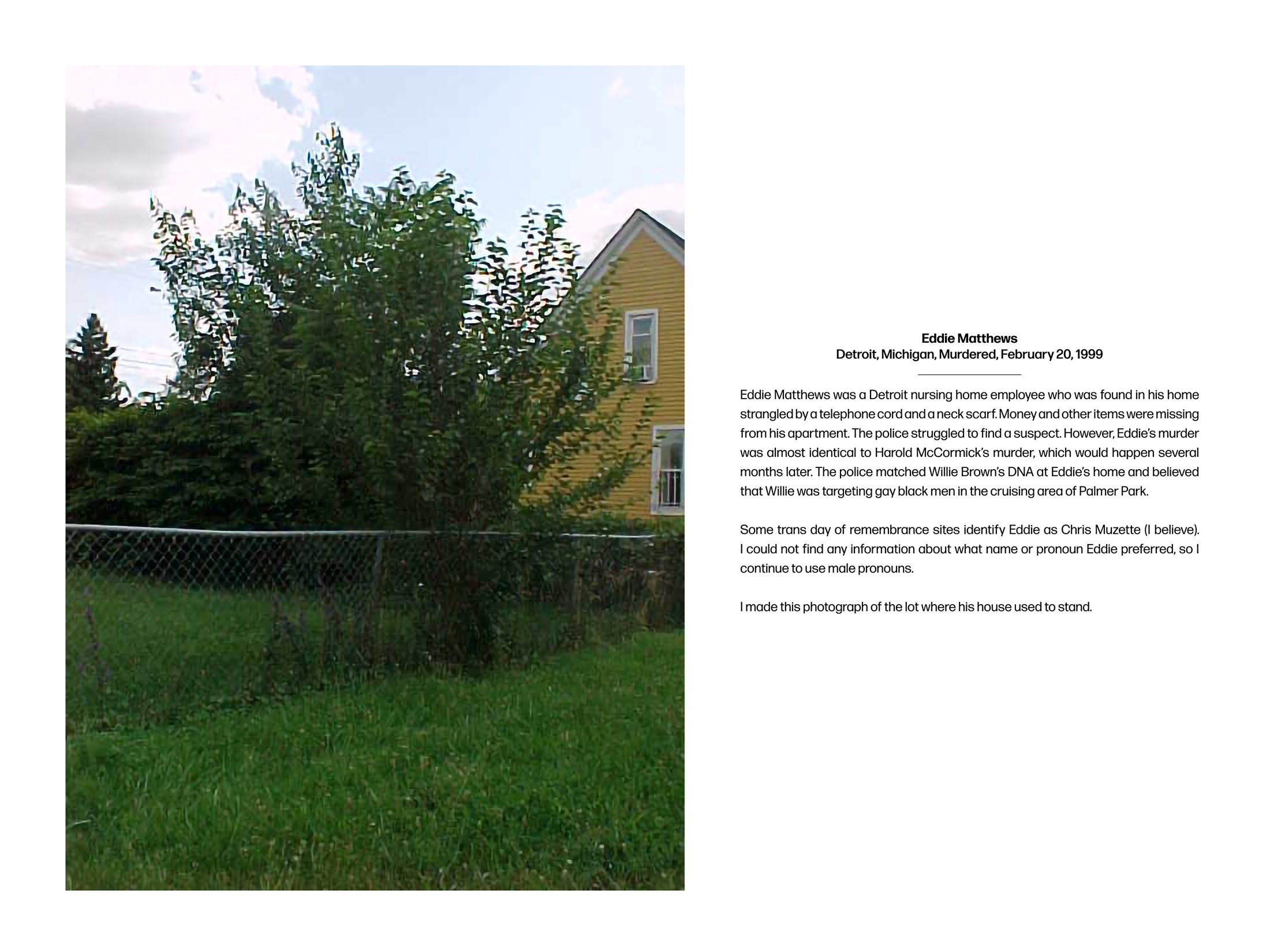 Insufficient Memory wall work, Eddie Matthews