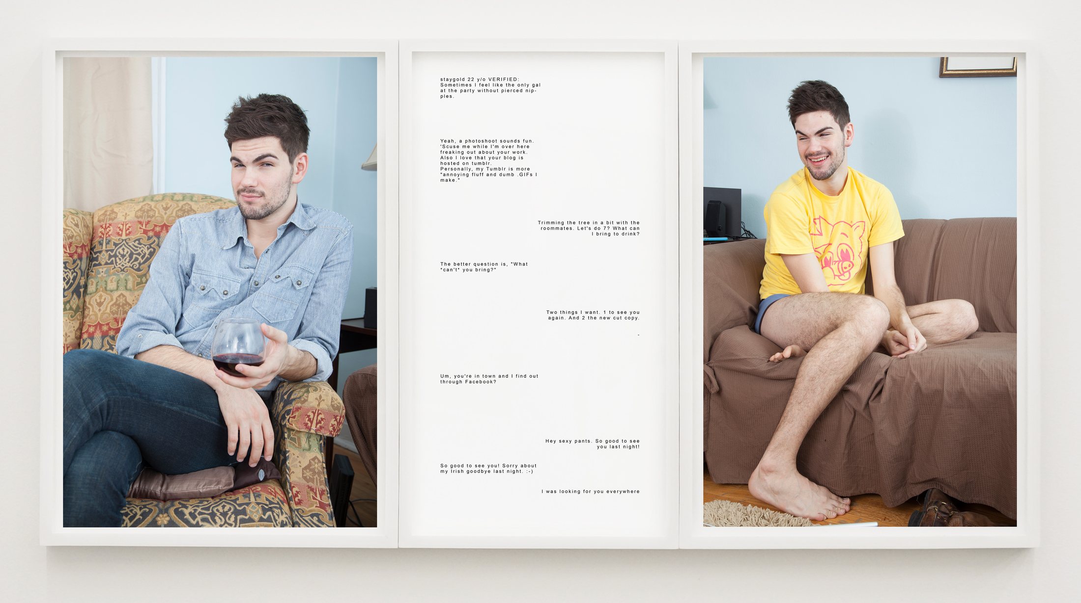 Andrew, November 26th–27th, 2010Archival inkjet print, 29 × 50 in