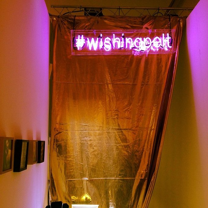 Visitor selfie tagged #wishingpelt