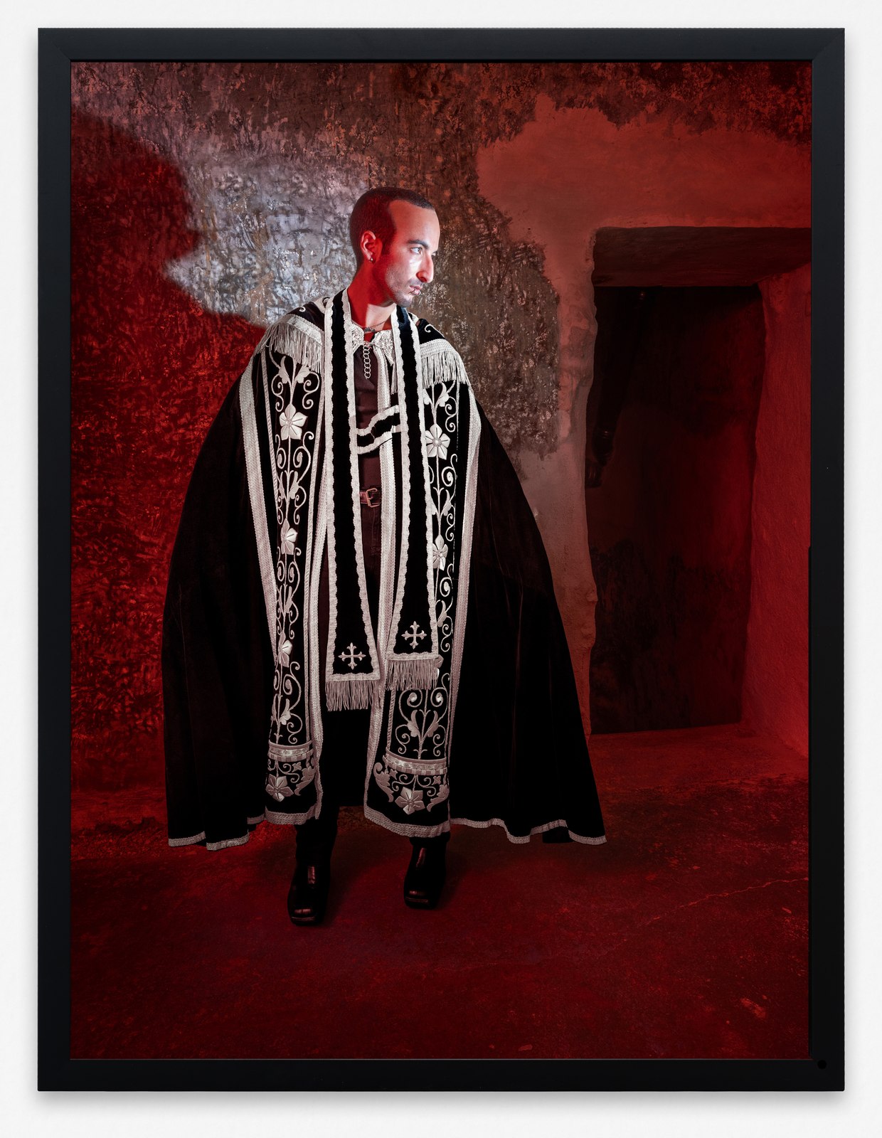 The Blood Architect, seen here announcing a bold new initiative to protect straight white men from any consequences, 2025