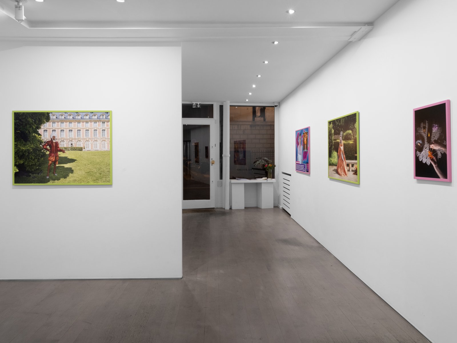 Installation view, With Wit We Rise: The Fabulous Rebellion of the F.A.G., Brigitte Mulholland, Paris, 2025