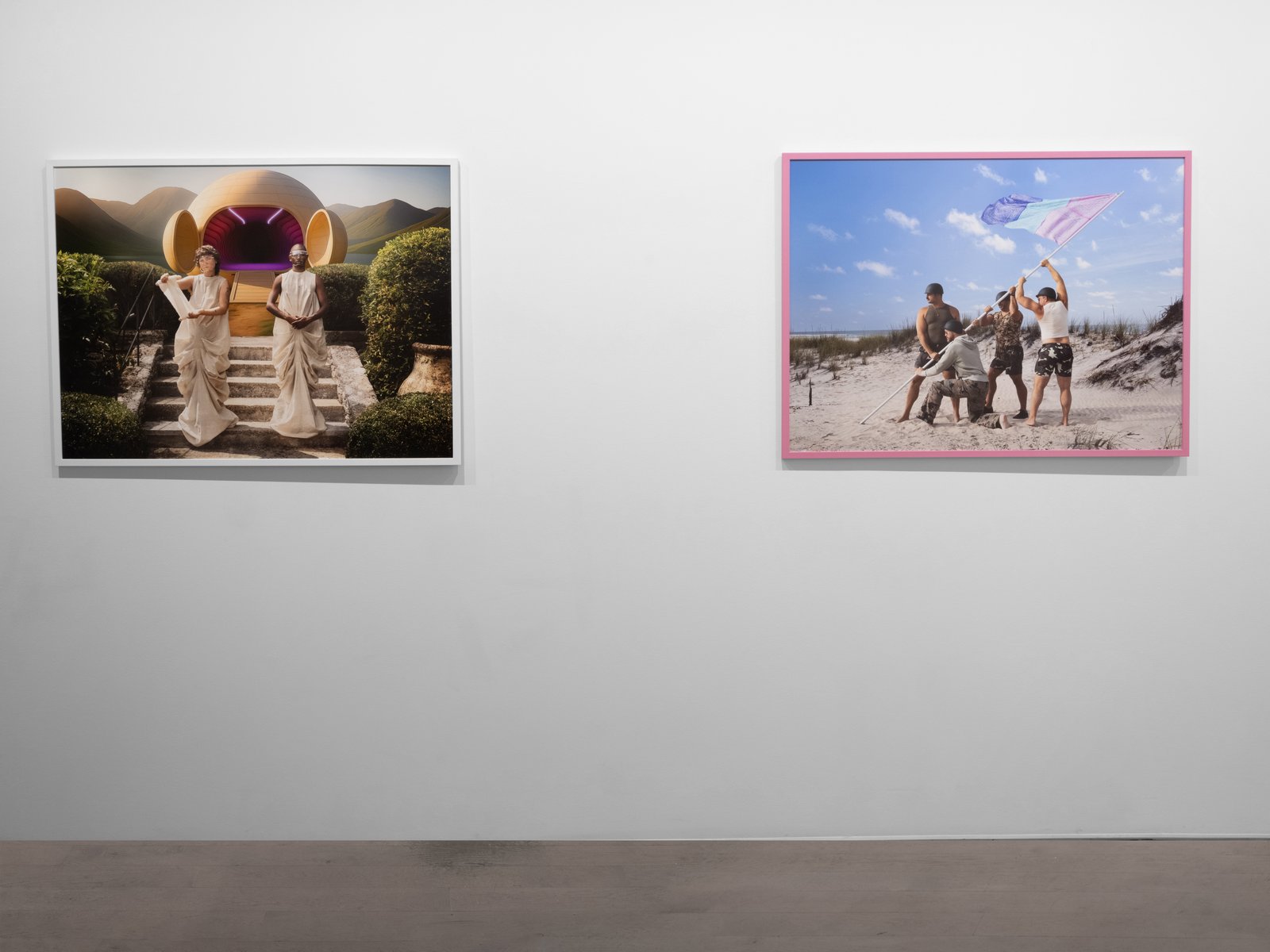 Installation view, With Wit We Rise: The Fabulous Rebellion of the F.A.G., Brigitte Mulholland, Paris, 2025
