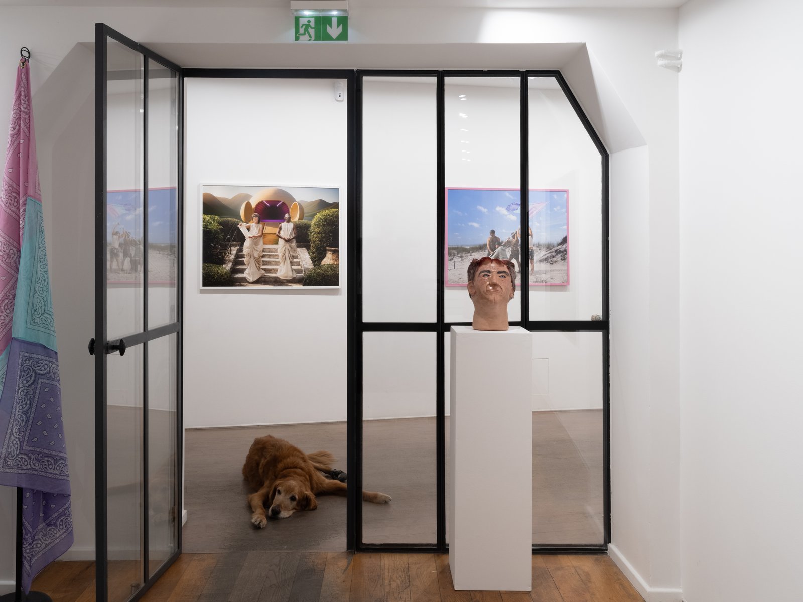 Installation view, With Wit We Rise: The Fabulous Rebellion of the F.A.G., Brigitte Mulholland, Paris, 2025
